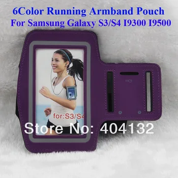 

200PCS Good Quality Universal Armband For Galaxy S4 I9500,Running Sports Bag For Samsung Galaxy S3/S5/S6 Arm Band Pouch