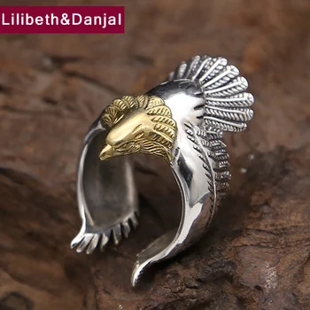 

Eagle Ring 100% 925 Sterling Silver Fine jewelry for Men or Women Fashion Party Domineering Personality Gift Brand GR15