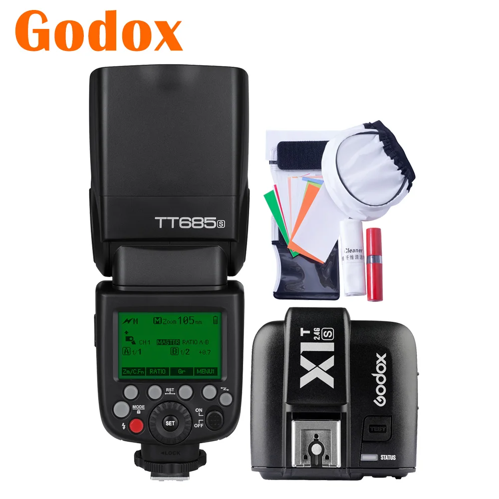 

Godox TT685S TT685-S 2.4G TTL X1T-S Transmitter Camera Flash Speedlite for Sony A7 A9 A7RII A77S A6000 A58 A7RII A7II A99 A7R