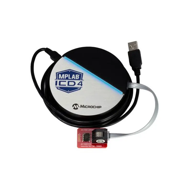 

1 pcs x DV164045 Hardware Debuggers MPLAB ICD 4 In-Circuit Debugger with ICD Test Interface Board ICD4