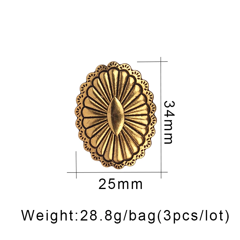 34*25 мм, 3 шт., цинковый сплав, золотые амулеты, серебро, золото, кнопка, ретро овальный, декоративный, кнопка, амулеты для DIY, ювелирные аксессуары