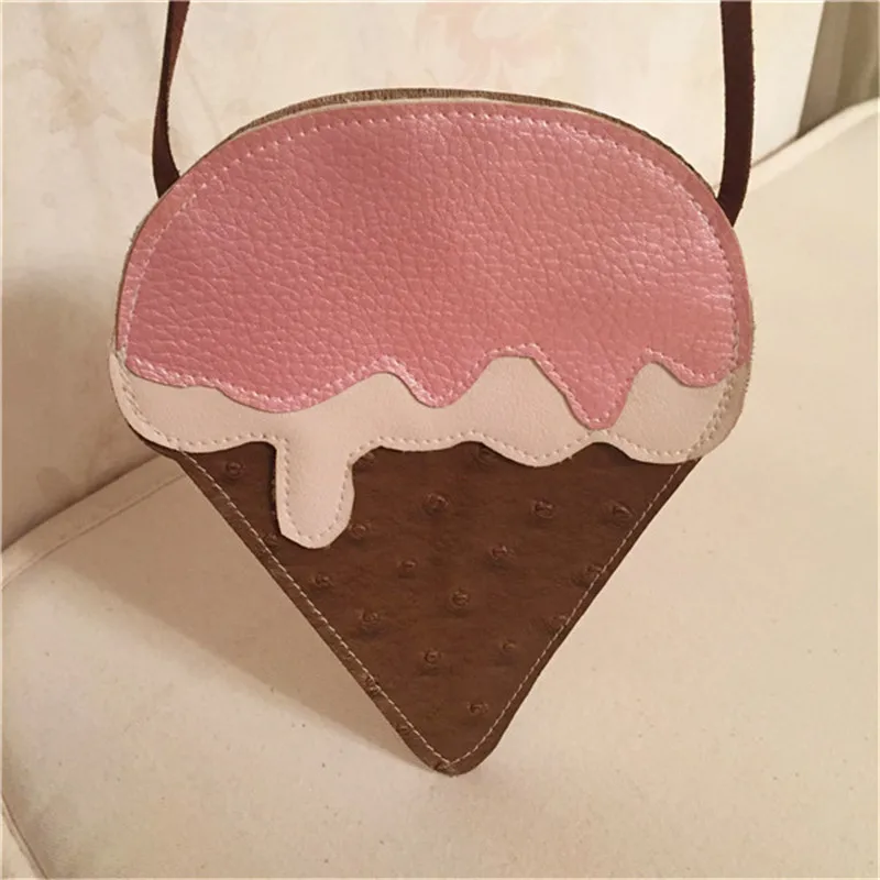 

Hot Sale Ice Cream Bag Girls Small Coin Purse Change Wallet Kids Bag Coin Pouch Children Wallet Money Holder Lovely Kids Gift