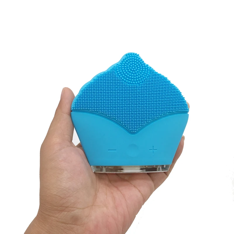 silicone brush blue 9