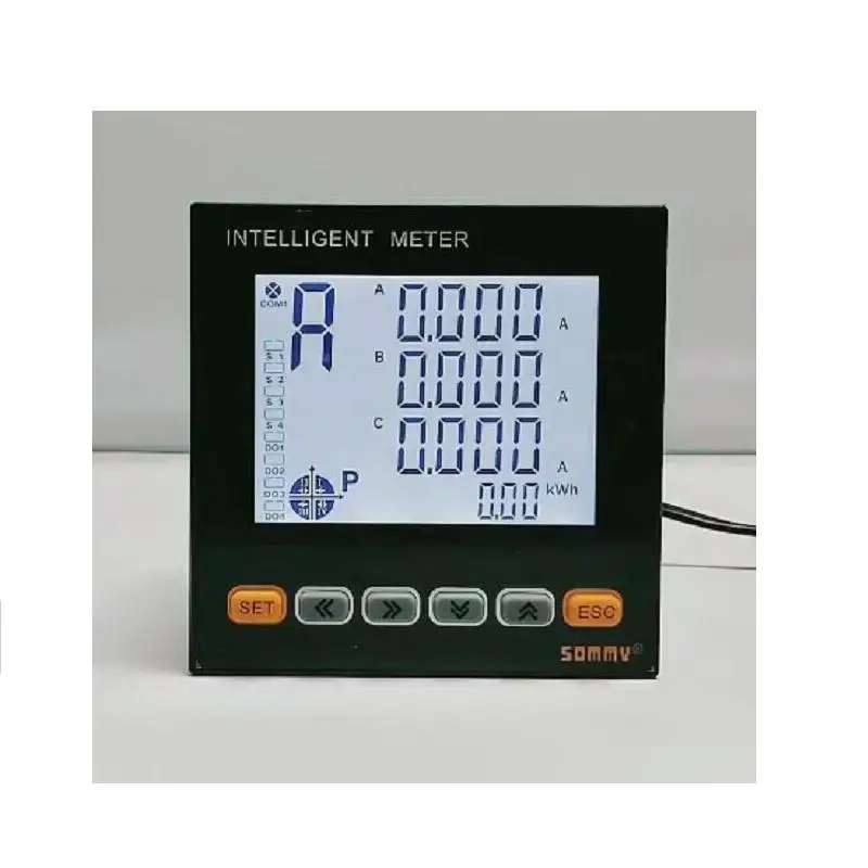 

Free Shipping Cost 3 Phase Solar Power Energy Meter / power meter