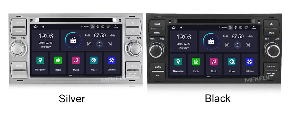 Perfect MEKEDE Car Multimedia Player GPS Android 9.0 2 Din For Ford/Mondeo/Focus/Transit/C-MAX Car Radio Bluetooth DVR Autoradio DSP 9