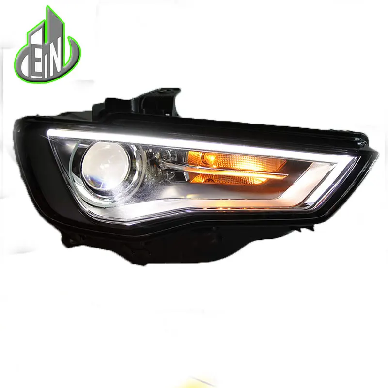 

EN Car Style LED headlights For Audi A3 2014-2016 for A3 head lamp LED DRL Lens Double Beam H7 HID Xenon bi xenon lens