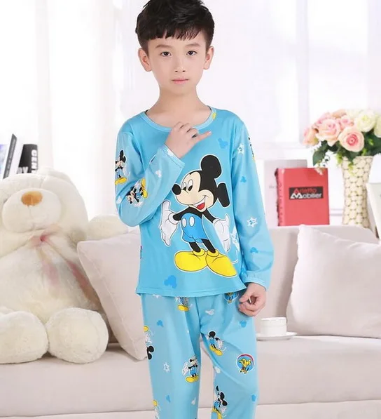 Новые пижамные комплекты для девочек весеннее ночное белье с длинными рукавами детская ночная рубашка с рисунком Осенние комплекты домашней одежды для детей от 3 до 14 лет, YW355 - Цвет: style 9
