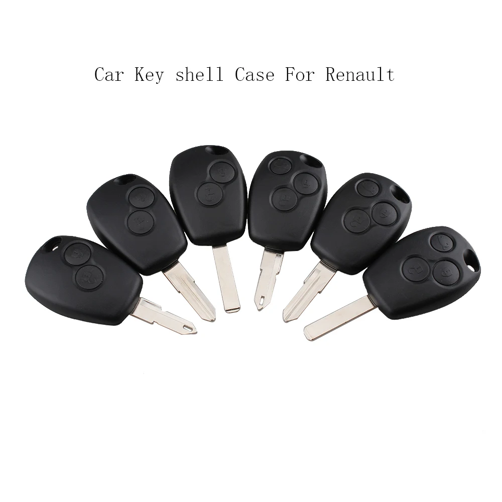 2/3 Buttons Key Case For Renault Duster Modus Clio 3 Twingo DACIA Logan Sandero Keys Fob Remote Shell Replacement