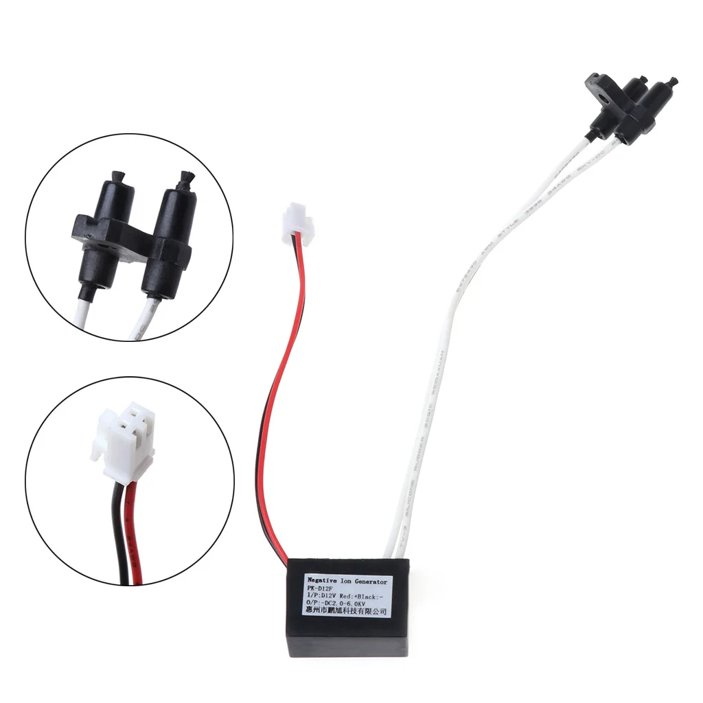 Air Ionizer DC 12V High Output Airborne Negative Ion Anion Generator DIY