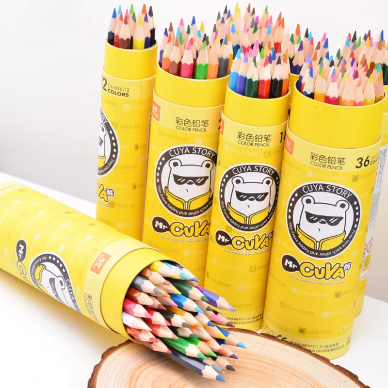 

12 to 48 Colors Art Pencil Set lapis de cor for Manga Painting Colored Pencils faber castell for School Supplies Free Shipping