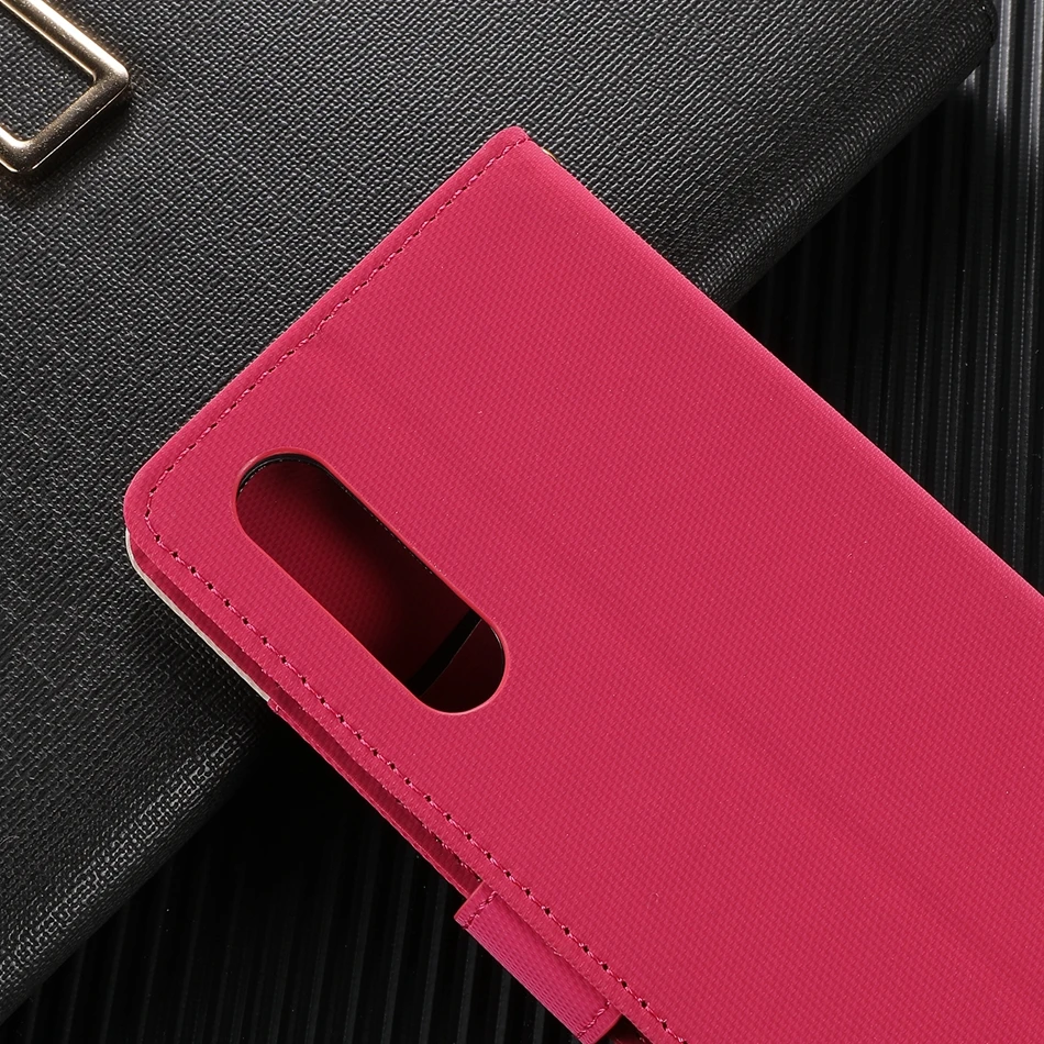 Тканый Стильный чехол для Huawei P20 Pro lite с вышивкой цветной уникальный Чехол книжка