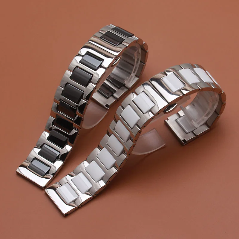 Ceramic Watch Band straps 14mm 16mm 18mm 20mm 22mm Universal Watchband