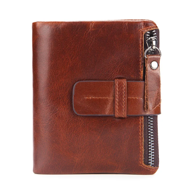 Men Wallet Oil Wax Cowhide Genuine Leather Wallets Coin Purse Clutch Hasp Open Top Quality Retro Short Wallet fashion 149 Men Wallet Oil Wax Cowhide Genuine Leather Wallets Coin Purse Clutch Hasp Open Top Quality Retro Short Wallet fashion 149