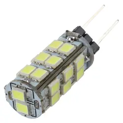 5 шт. G4 26 SMD светодиодный чистый белый RC морской светильник Camper осветительная лампа 12 В 2 Вт