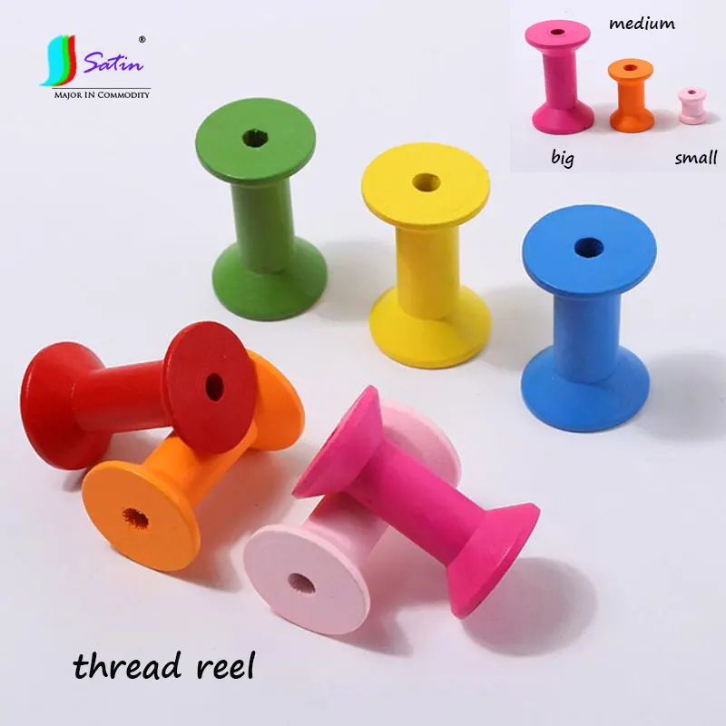 

30pcs Home Handmade Sew Tool Accessory Colorful Big,Medium,Mini Wooden Thread Reel,High Quality Wood Thread Bobbin A0029L