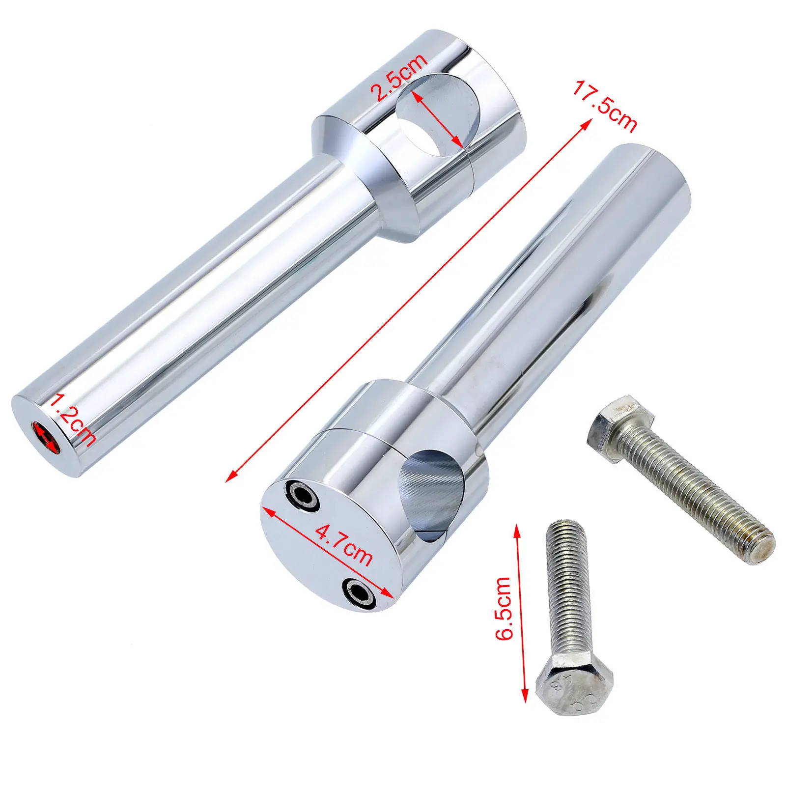 Buy Neverland 6" Chrome CNC Motorcycle Handlebar