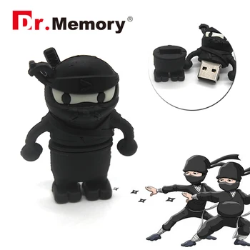 

Funny Ninja USB 2.0 Flash Drive 64GB Cartoon Pen Drive 32GB Anime Memory Stick 4GB 8GB 16GB Cute Pendrive Flash Disk Cool Gifts
