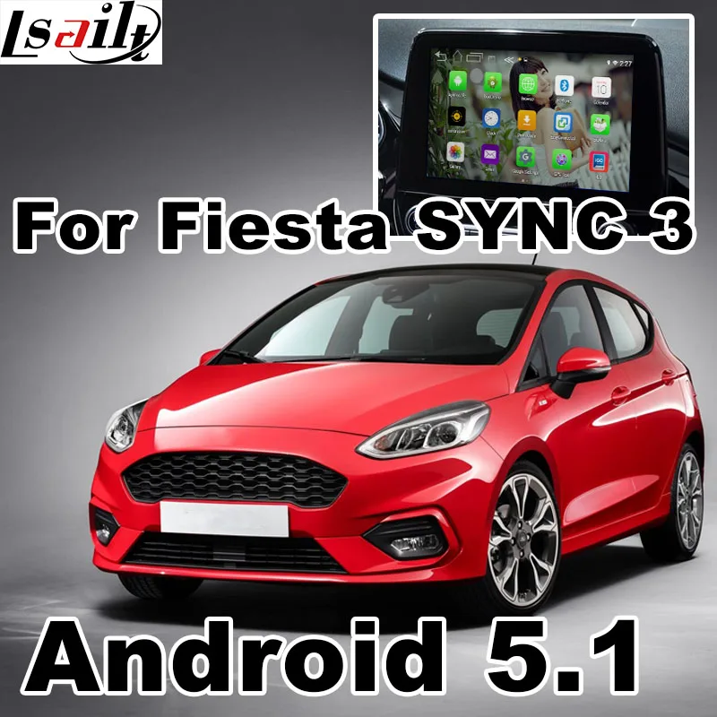 Android GPS navigation box for Ford Fiesta etc video interface box SONY SYNC 3 mirror link