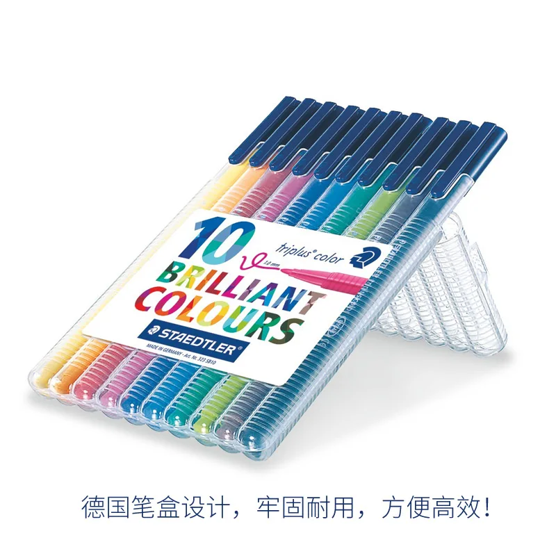 Германия Staedtler цветные фломастеры фломастер 1,0 ручка для рисования водяная маркер ручка 26 цветов Набор