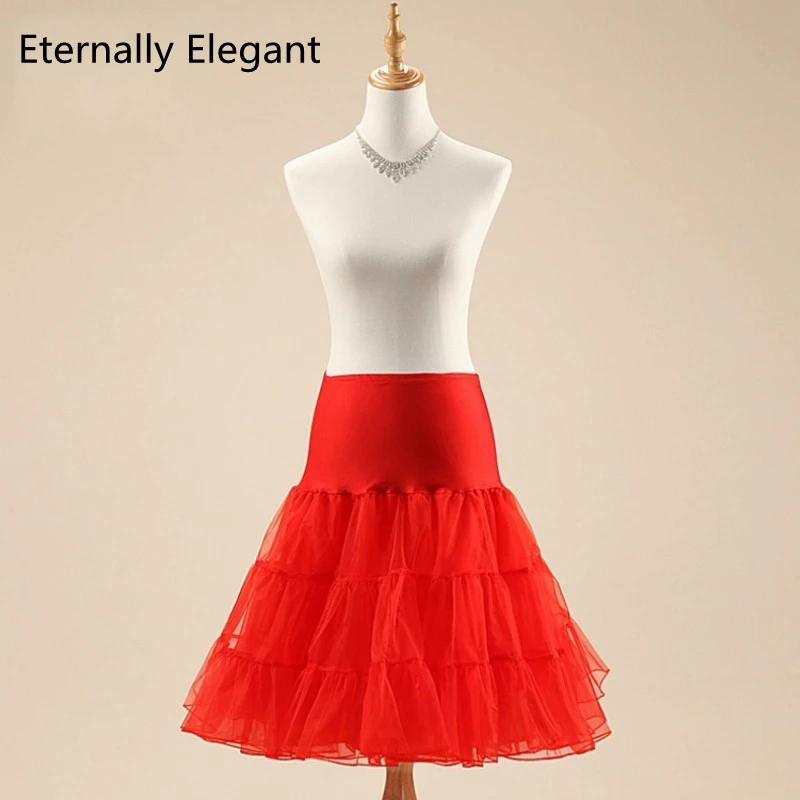 

2017 Short Organza Halloween Petticoat Crinoline Vintage Wedding Bridal Petticoat for Wedding Dresses Underskirt Rockabilly Tutu