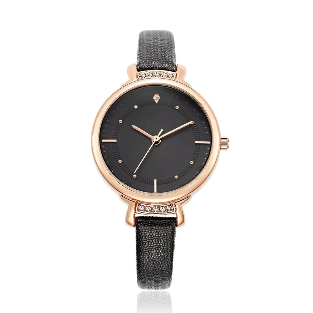 

Fashion brand women brand watches quartz casual leather strap wristwatches lady cocks