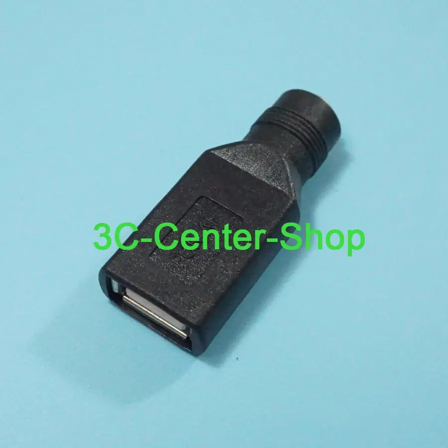 1 шт. DC 5,5*2,1 мм гнездовой разъем к USB 2,0 гнездовой разъем 5 В DC разъем питания адаптер ноутбук ПК