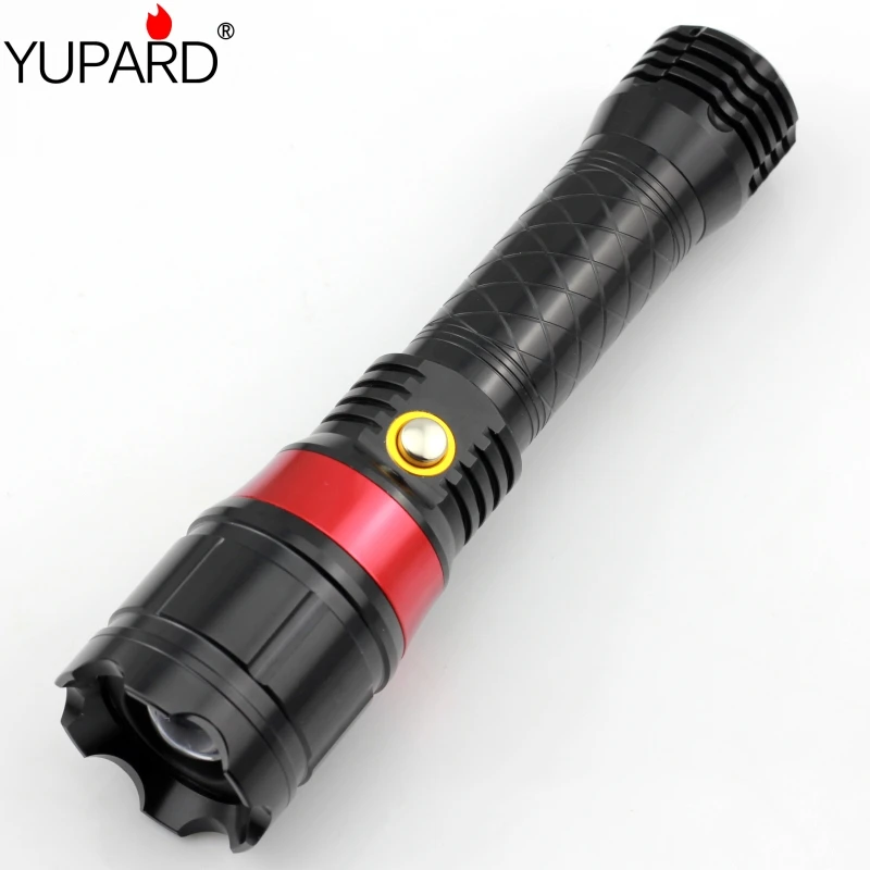 YUPARD Multifunction led Laser Flashlight With Red Color Laser Light