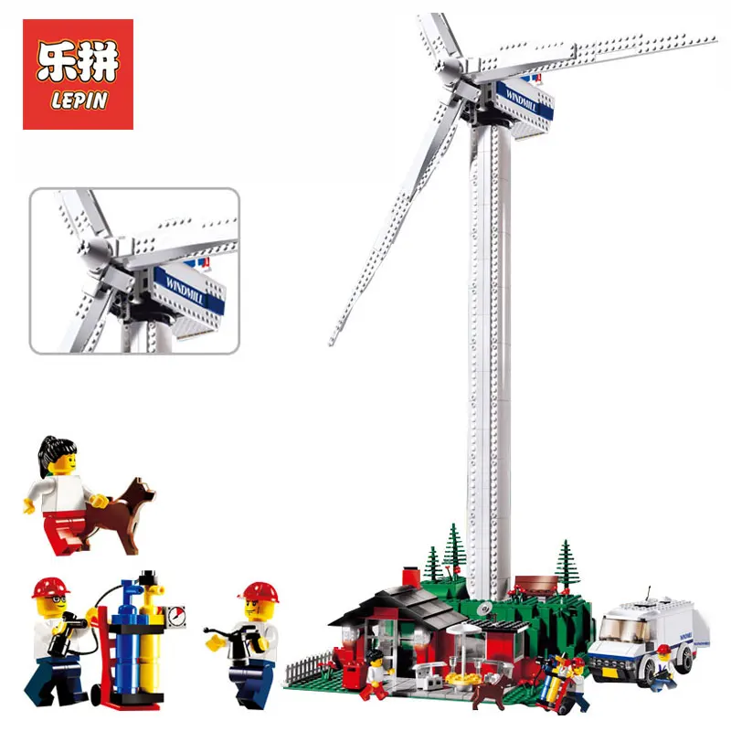 

Lepin 37001 873Pcs Genuine Street Series Vestas Wind Turbine Model Building Blocks Bricks Toy for Children Gift LegoINGlys 4999