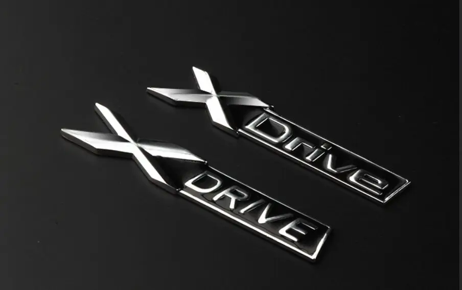 3D хромированная металлическая эмблема XDRIVE X логотип наклейка Стайлинг
