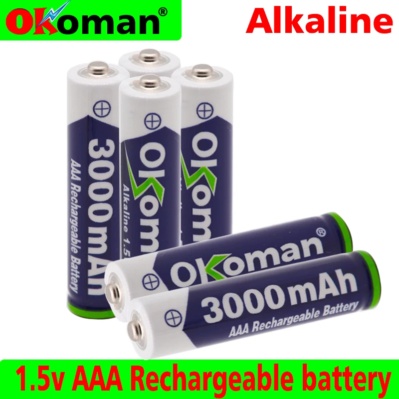 

4~30pcs New Brand AAA Battery 3000mah 1.5V Alkaline AAA rechargeable battery for Remote Control Toy light Batery