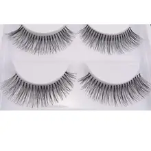 5 пара/лот черные перекрещивающиеся накладные ресницы Объемные Горячие ресницы 2JU20 40p1215