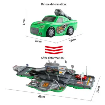 

Simulation Track Parking Lot Toy With Sound And Light Children Puzzle Toys Track parking lot set