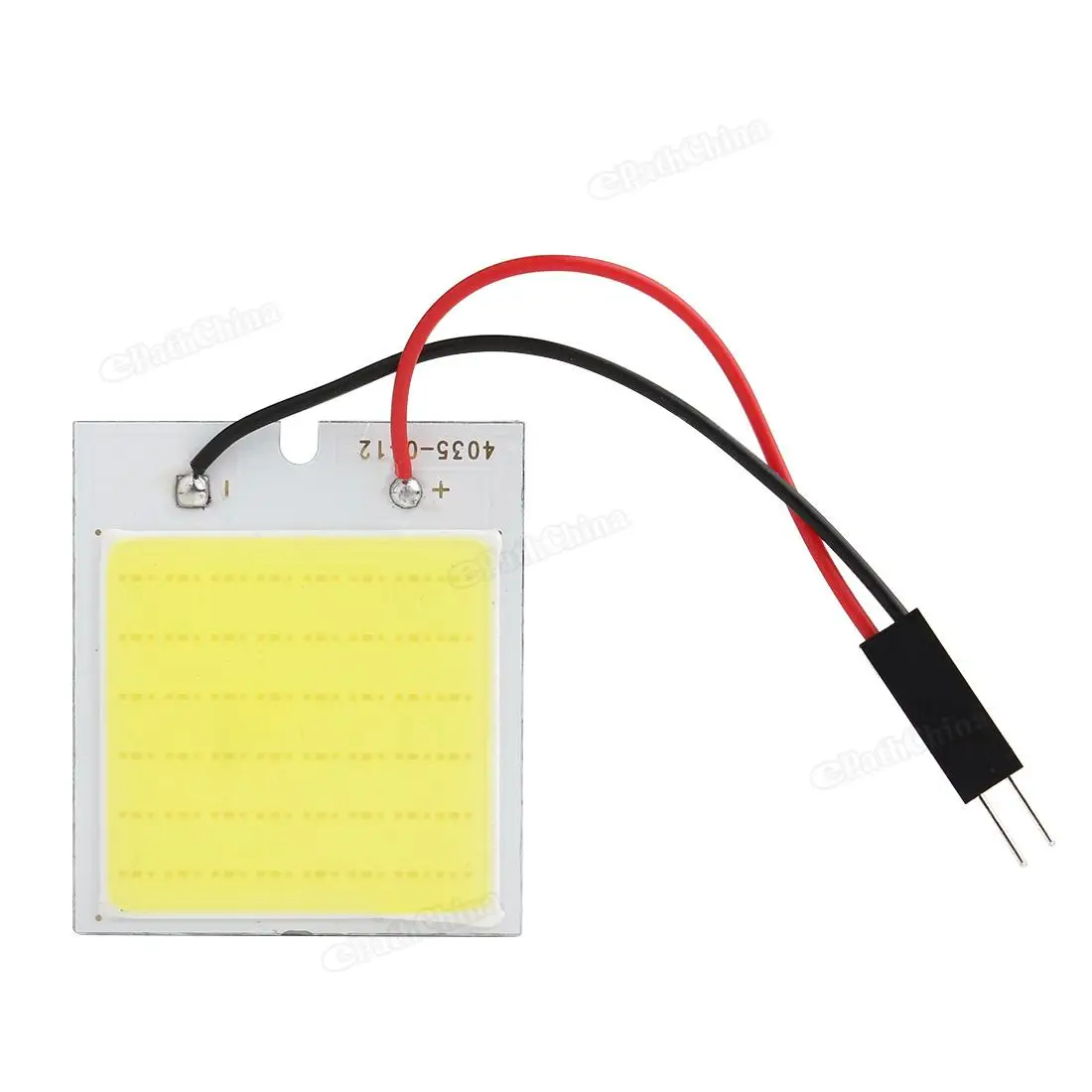 48SMD COB White Light LED Car Reading Lamp Interior Panel Lamp with T10 Festoon Dome Adapter