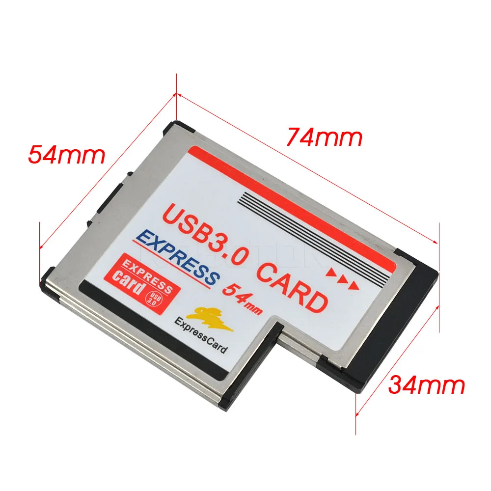 Kebidumei экспресс карта 54 мм на USB 3 0x2 Порт PCI E к адаптер конвертер для ноутбука|Платы
