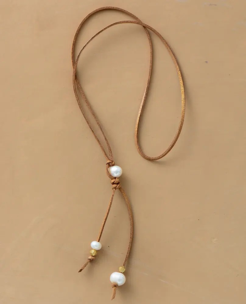 

Unique Freshwater Pearls Faux Leather Choker Necklace Women Elegant Necklace bridesmaid Gift Natural Pearl Jewelry Dropship
