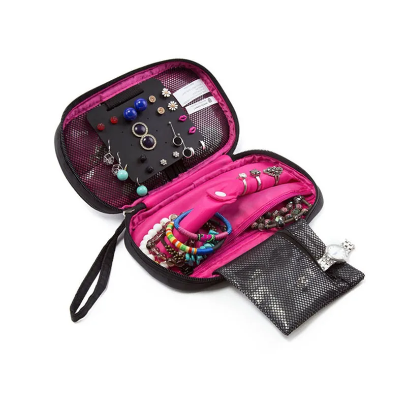

Travel Accessories Women Jewelry Bags Travel Packing Organizers Necklace Holder Earring Ring Pouch Bracelet Watch Packing Bags