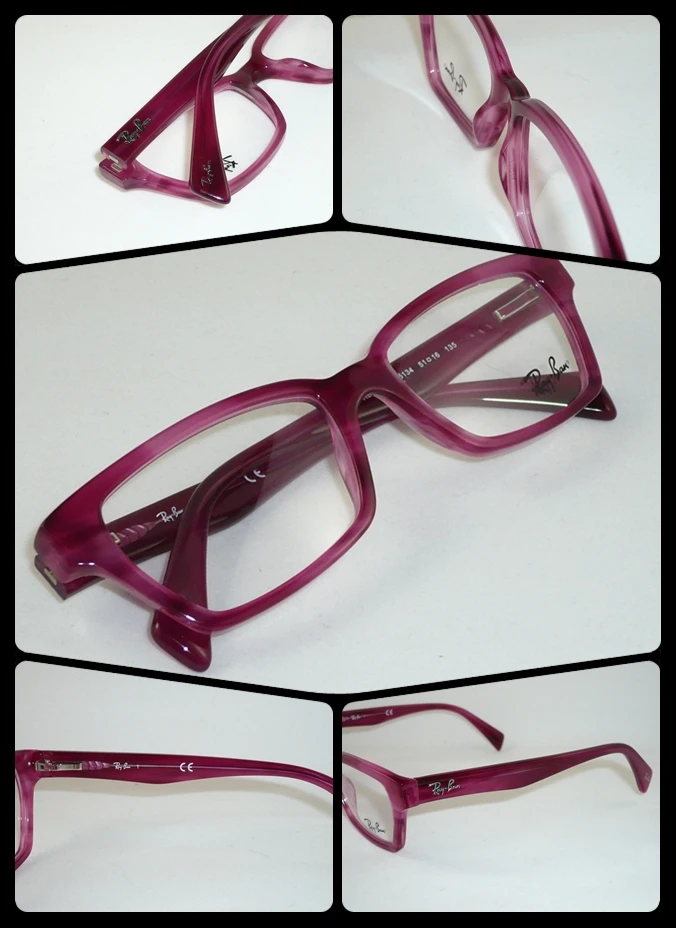 Pink retro fashion glasses frame Full Frame Women rb5280 5134 Size 51-16-135 | Аксессуары для одежды