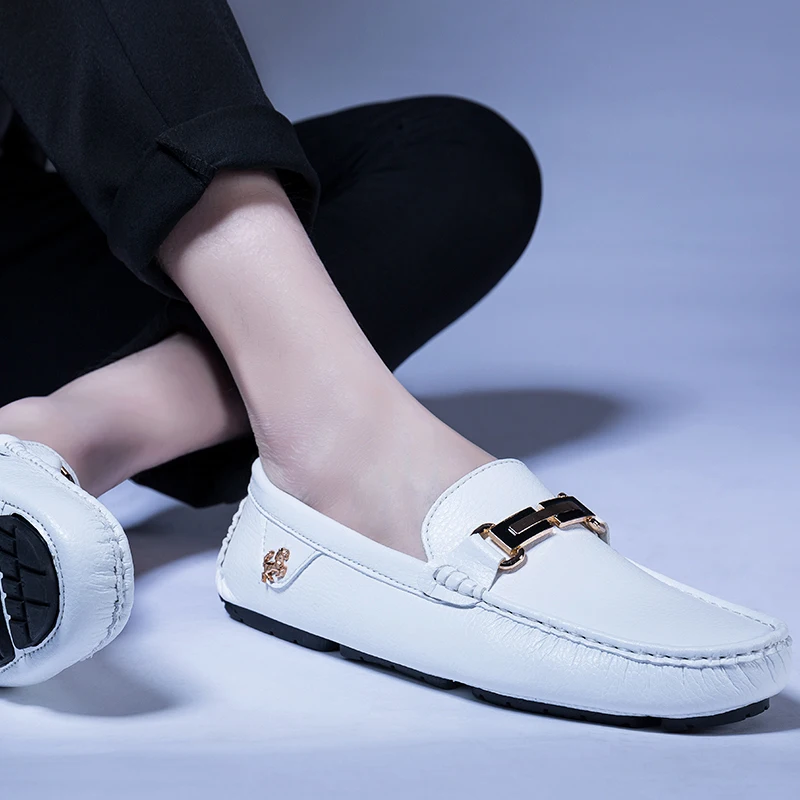 Thestron Loafers Men Slip-On Shoes Loafers Moccasins Men's Shoe Casual Shoes Driving Fashion White Orange Breathable Light 2018 Thestron Loafers Men Slip-On Shoes Loafers Moccasins Men's Shoe Casual Shoes Driving Fashion White Orange Breathable Light 2018