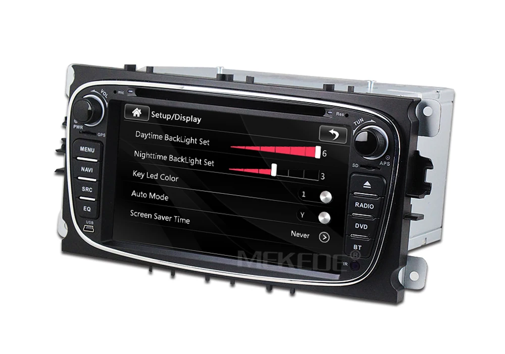 Flash Deal In stock 2DIN Car DVD Player GPS Navi for Ford Focus Mondeo Galaxy Kuga with Audio Radio Stereo Head Unit BT RDS Free MAP MIC 18