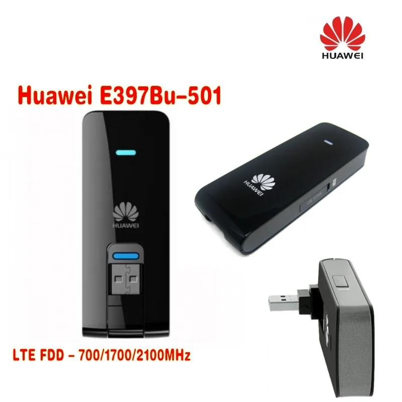 Открыл Huawei e397bu-501 100 Мбит/с 4 г LTE FDD TDD мобильного широкополосного доступа Модем Новый + 4 г TS9 антенны