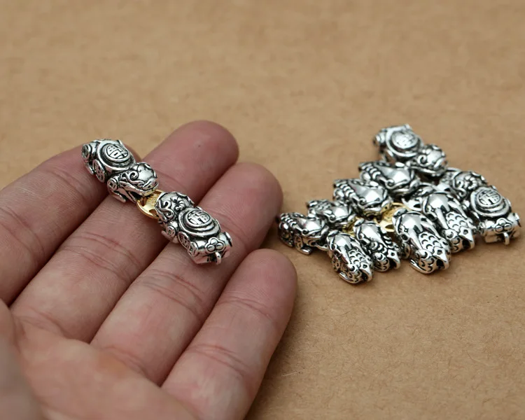 silver-pixiu-bead006t