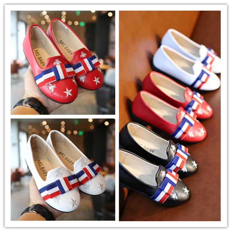 

Girls Small Princess Shoes 2019 Spring New Children's Shoes Flat-bottom Fashion Wild Shallow Mouth Shoes