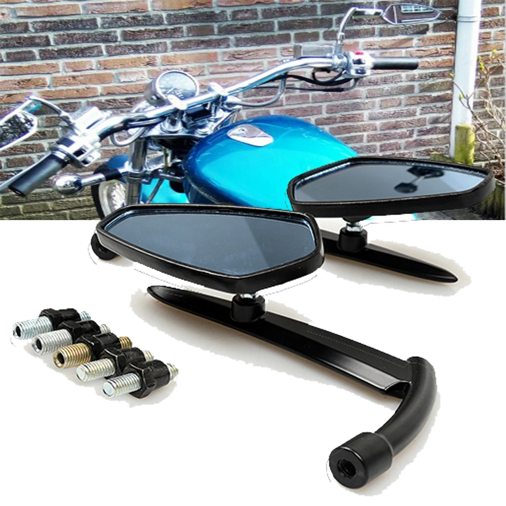 Universal Motorcycle Adjustable handle Rearview Side Mirrors For Kawasaki bar end ninja 1000 ZZR600 ZX-6RR 250R ZX-12R dropship Universal Motorcycle Adjustable handle Rearview Side Mirrors For Kawasaki bar end ninja 1000 ZZR600 ZX-6RR 250R ZX-12R dropship