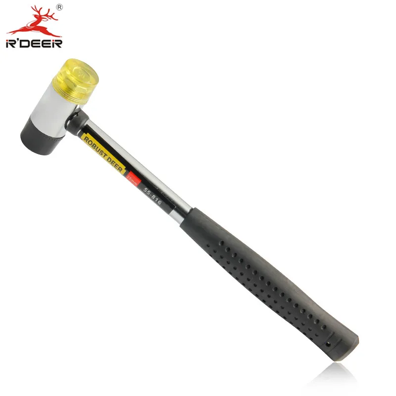 RDEER Rubber Hammer 25 45mm Double Faced Soft Mallet For Jewelry Home