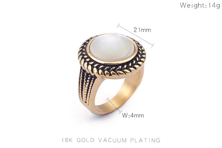KALEN, продукт, кольца из нержавеющей стали для женщин, винтажные Каменные Обручальные кольца, три кольца цвета, ювелирные изделия, вечерние женские подарки