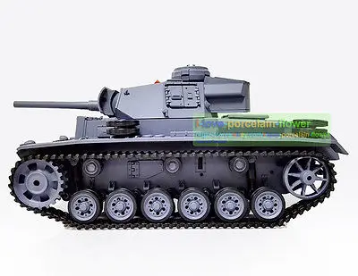 

HengLong 1/16 Scale Plastic Version German III L RC RTR Tank Model 3848 TH00028
