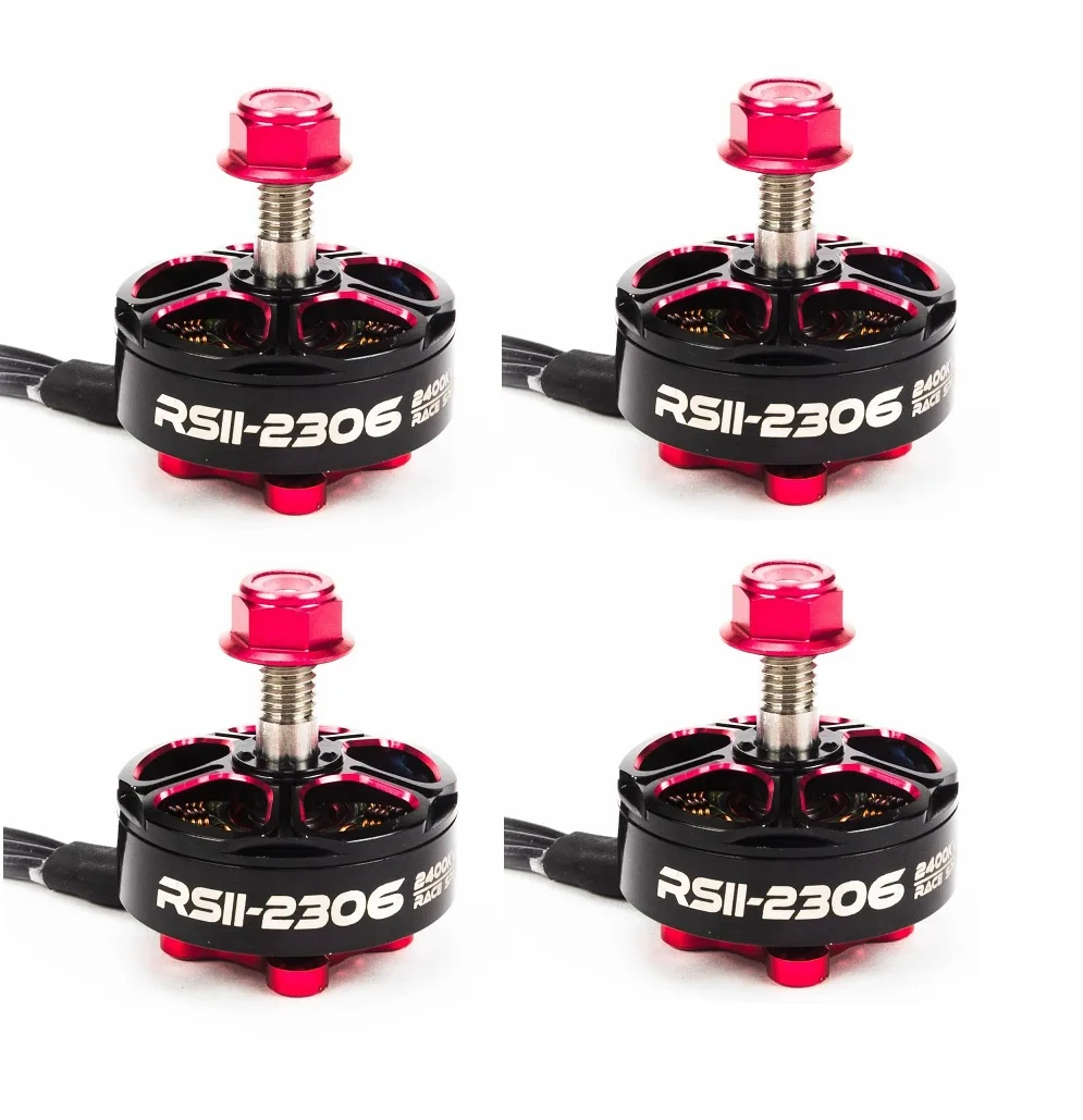 

Original Emax RSII 2306 Race Spec - Brushless Motor (4-6S)1700/1900/2400/2600kv Brushless Motor for FPV Quadcopter