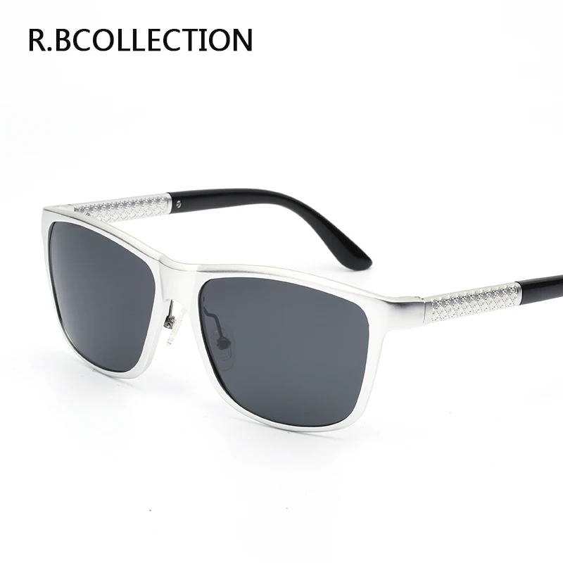 New Brand Aluminium Magnesium Men Sunglass Polarized Wrap Square Male