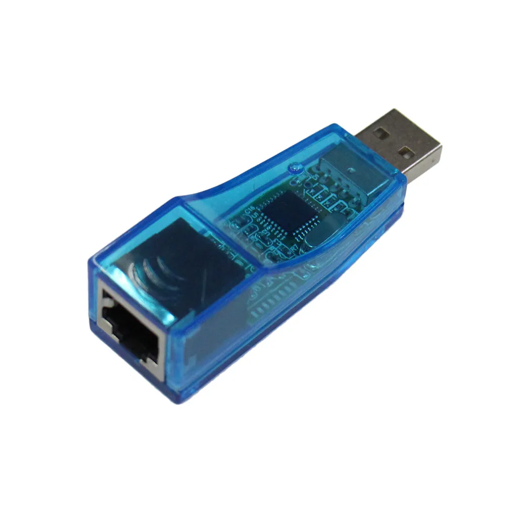 USB 1,1 к локальной сети RJ45 коммутатора Ethernet 10/100 Мбит/с сетевая карта адаптер для Win7 Win8 планшетный ПК с системой андроида ПК синего цвета