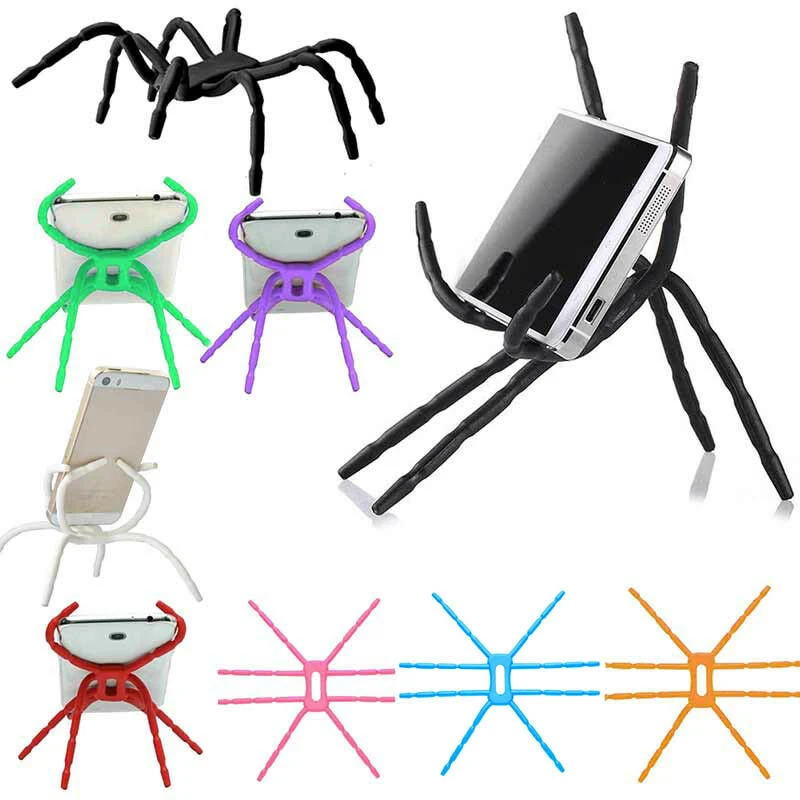 

NEW Universal Phone Table Stand Holder Spider Adjustable Grip Car Desk Phone Kickstands Mount Support for iPhone for Samsung